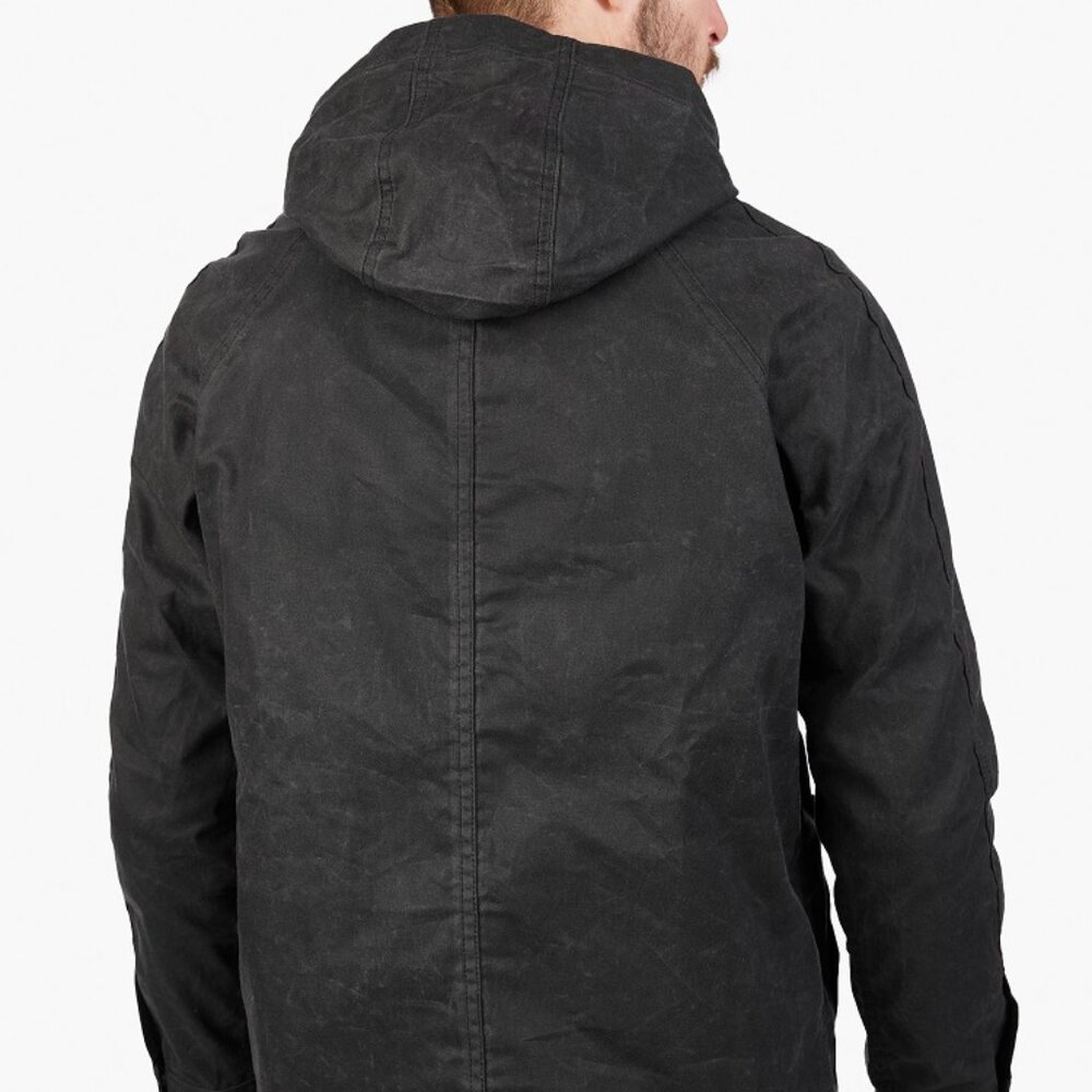 Rogue Territory Hooded Waxed Ridgeline Jacket  Graphite XXL RGT - Picture 4 of 13